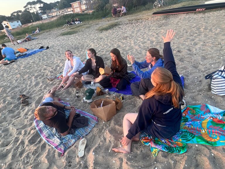 Summer dinners at the beach