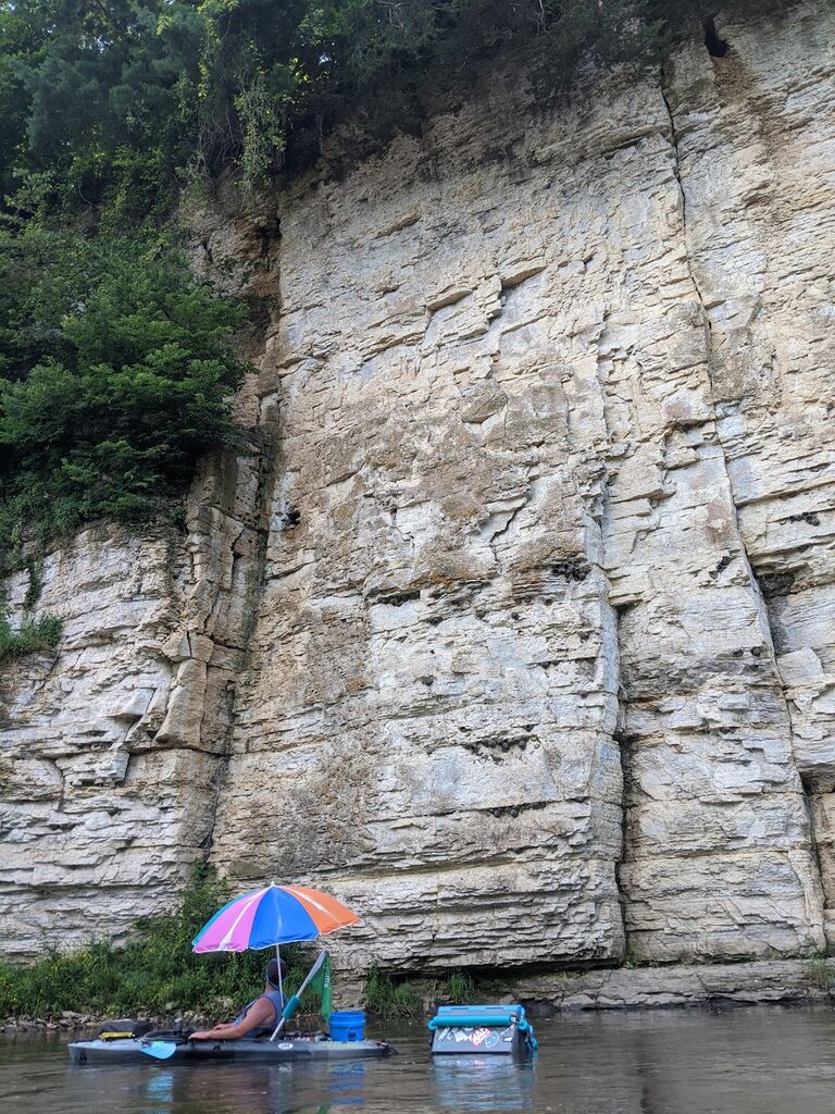 Kayak trip on the Upper Iowa River