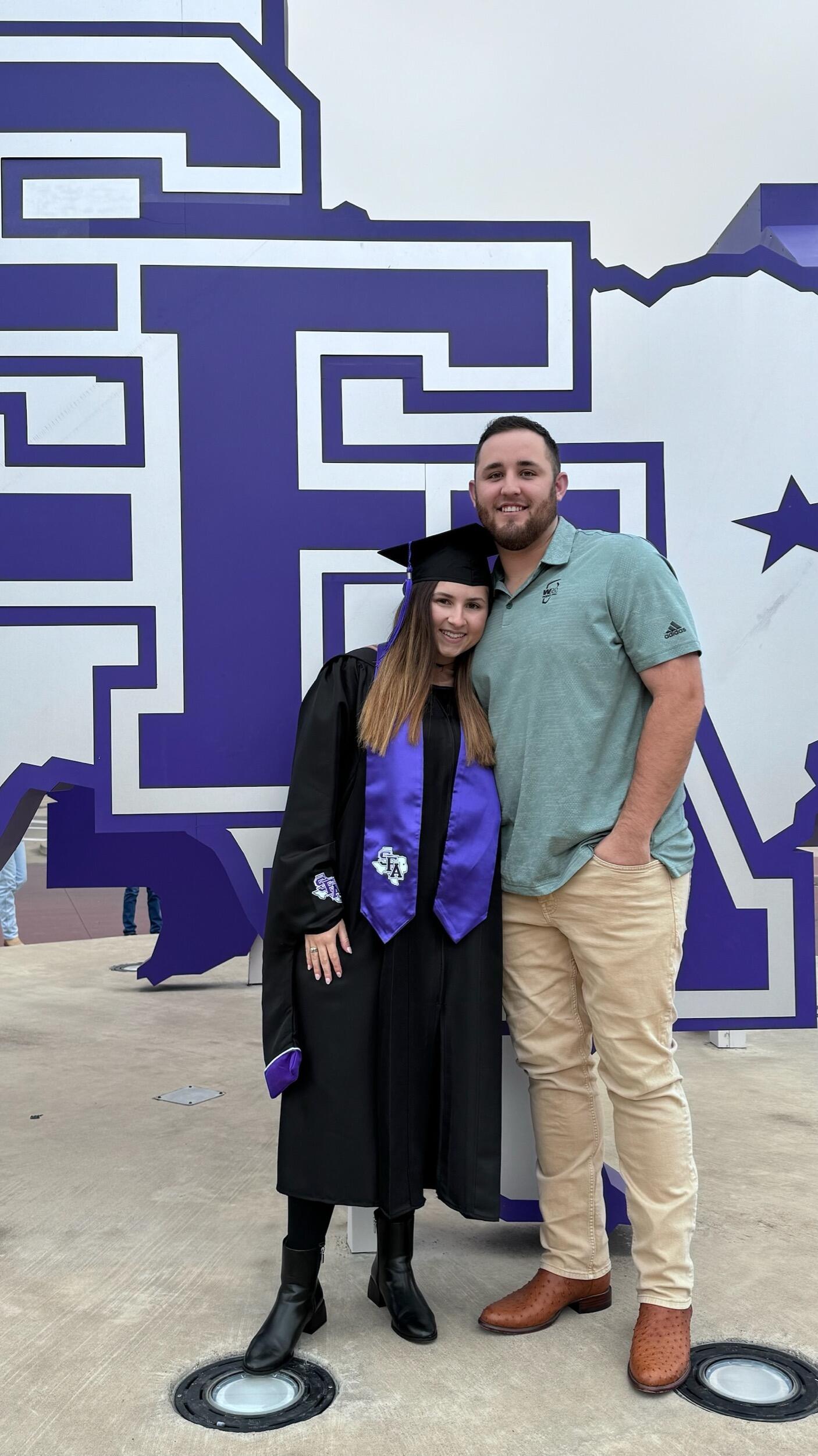 Ally graduated....again!  Axe 'em Jacks! 
