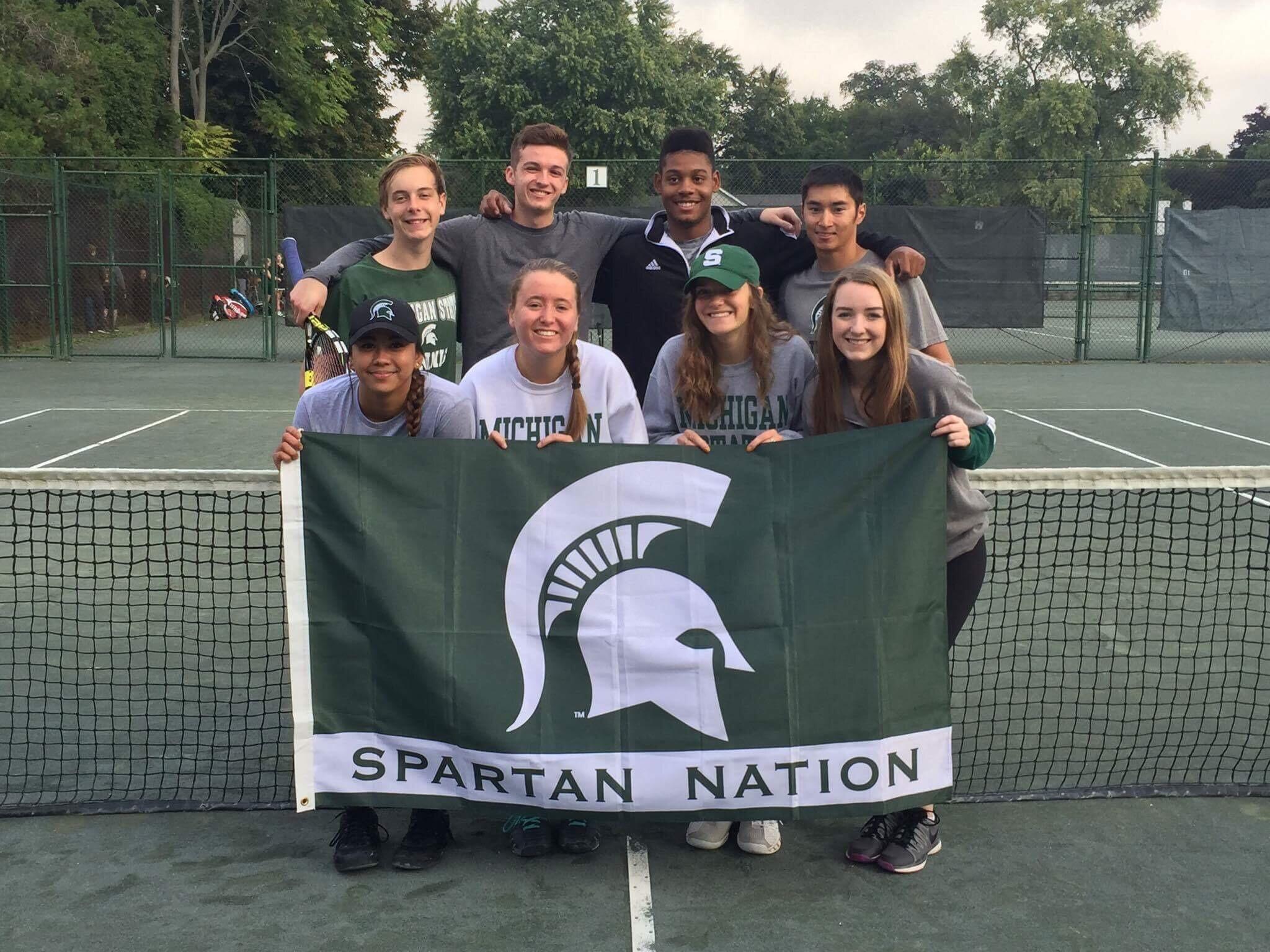 Jillian and DJ travel with Michigan State Club Tennis to a tournament in Toledo, OH. 