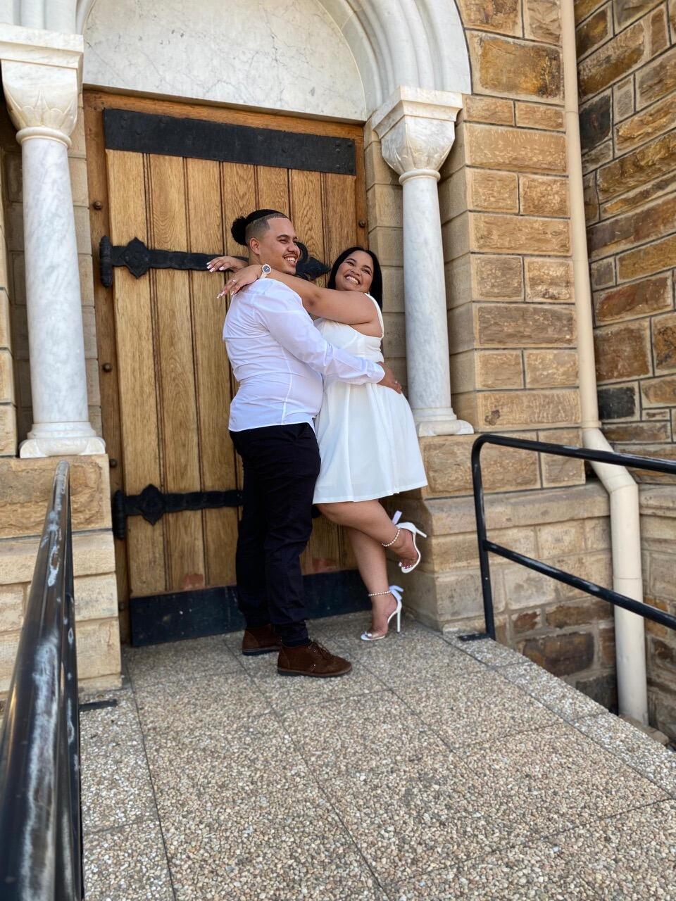Our final engagement shoot. As we embark on this "wedding bliss" journey. To hear more of our story, come spend this special day with us.