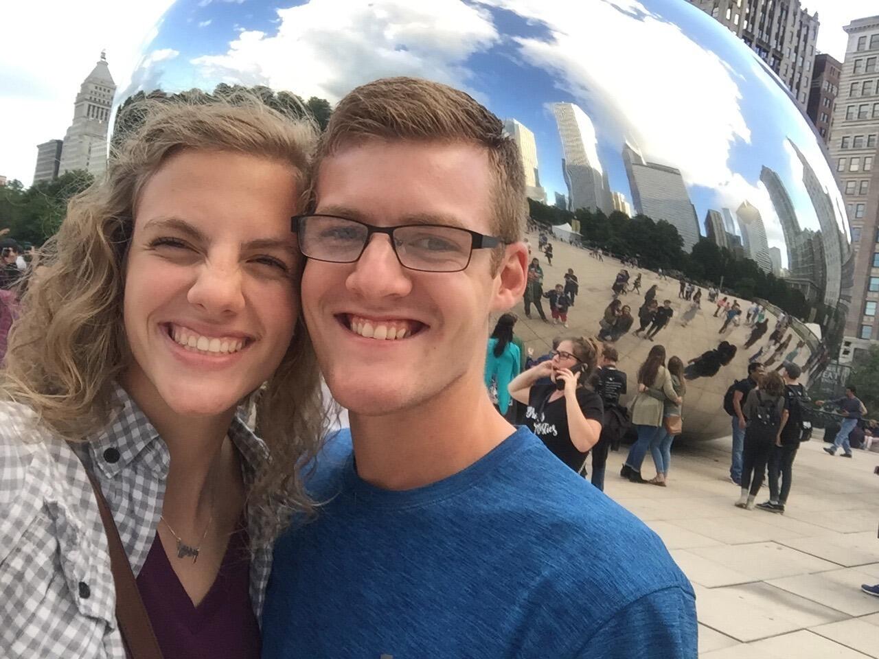 We continued dating into our first year of college. Clay went off to Ferris State University in northern Michigan and Mariah went down to Chicago to Trinity Christian college. We did the long distance thing, and visited each other whenever we could!