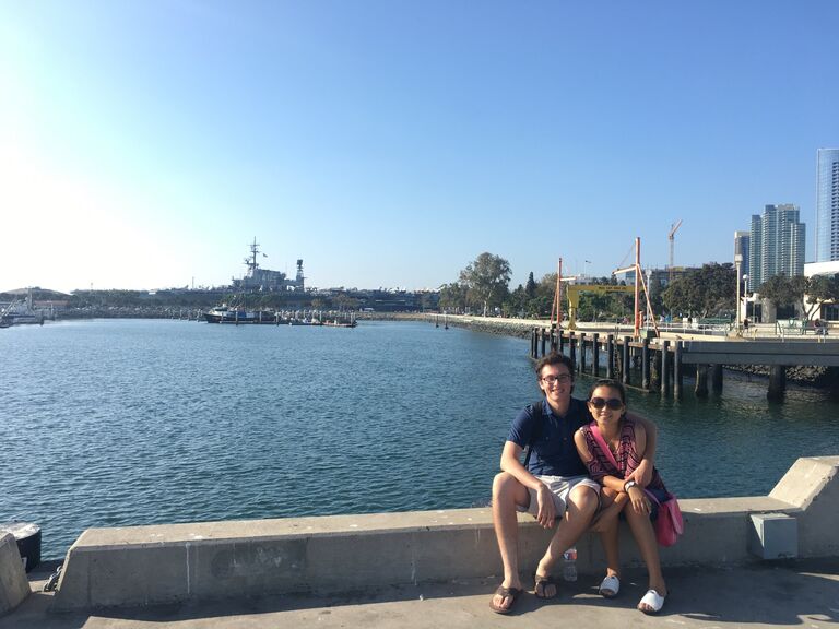 First time going to San Diego where we would have our wedding ceremony in the future!