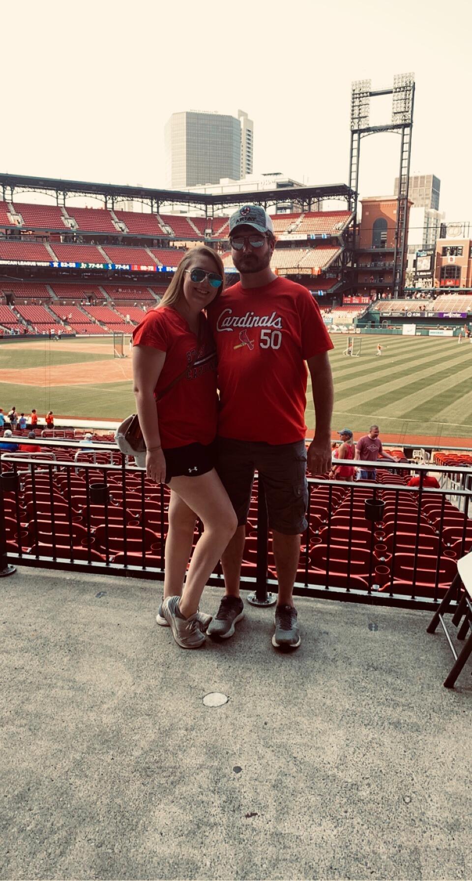 Took Gordon to his FIRST Cardinals game EVER