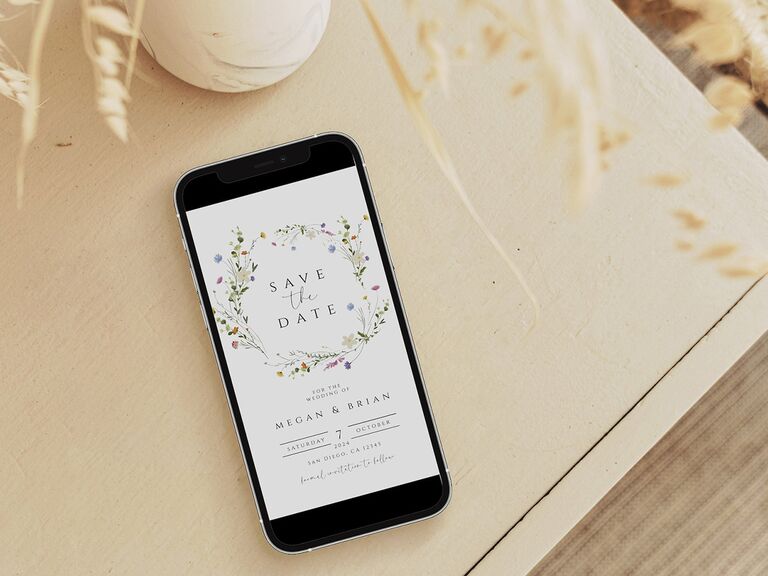 Digital save-the-date wedding etiquette and best places to shop