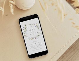 Digital save-the-date wedding etiquette and best places to shop