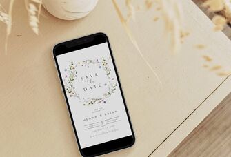 Digital save-the-date wedding etiquette and best places to shop