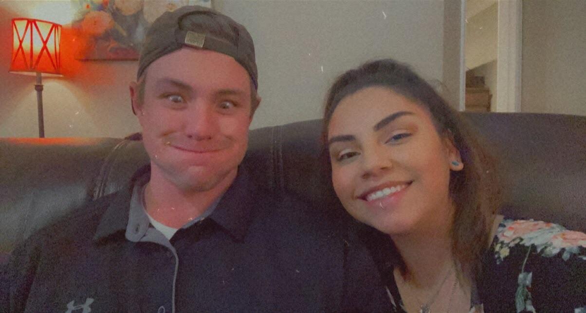 First Thanksgiving celebrated as a couple with his family, and that god awful mustache.