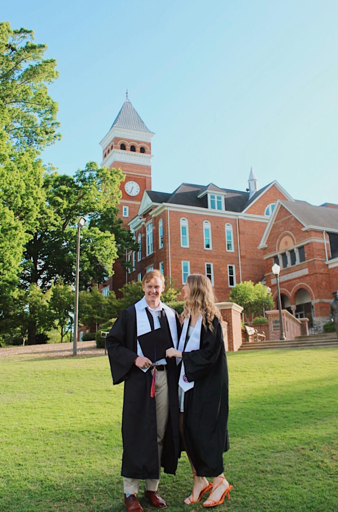 We both graduated with our bachelor's degree in the same year. He began working for Freeland and Associates as a land surveyor that summer and I began preparing for a year of pursing my master's degree in teaching and learning. 