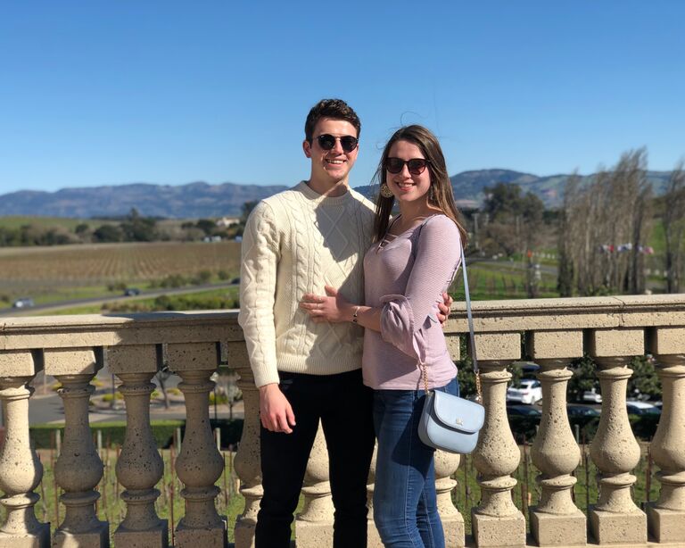 Visiting Napa Valley for our first Valentine's Day.