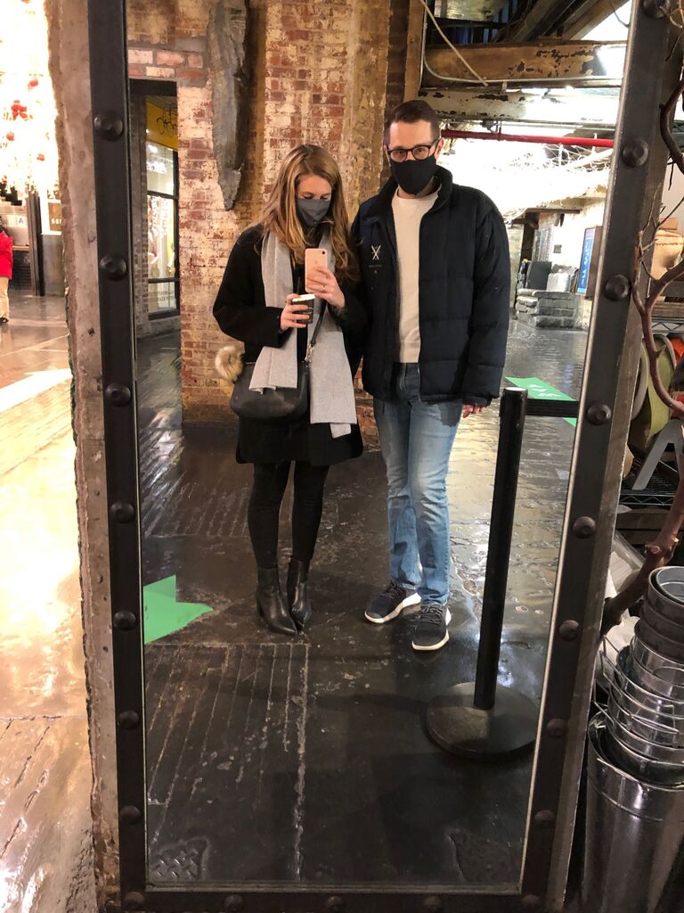 First day-time date on a walk through one of our favorite neighborhood spots, Chelsea Market.
