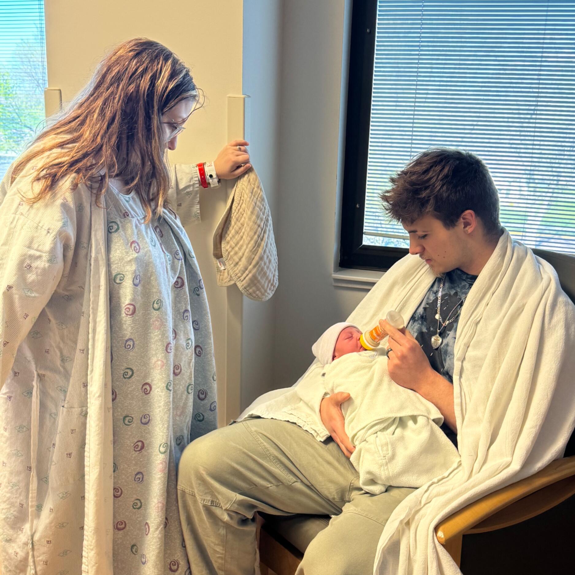 We became parents to Meredith Faye 