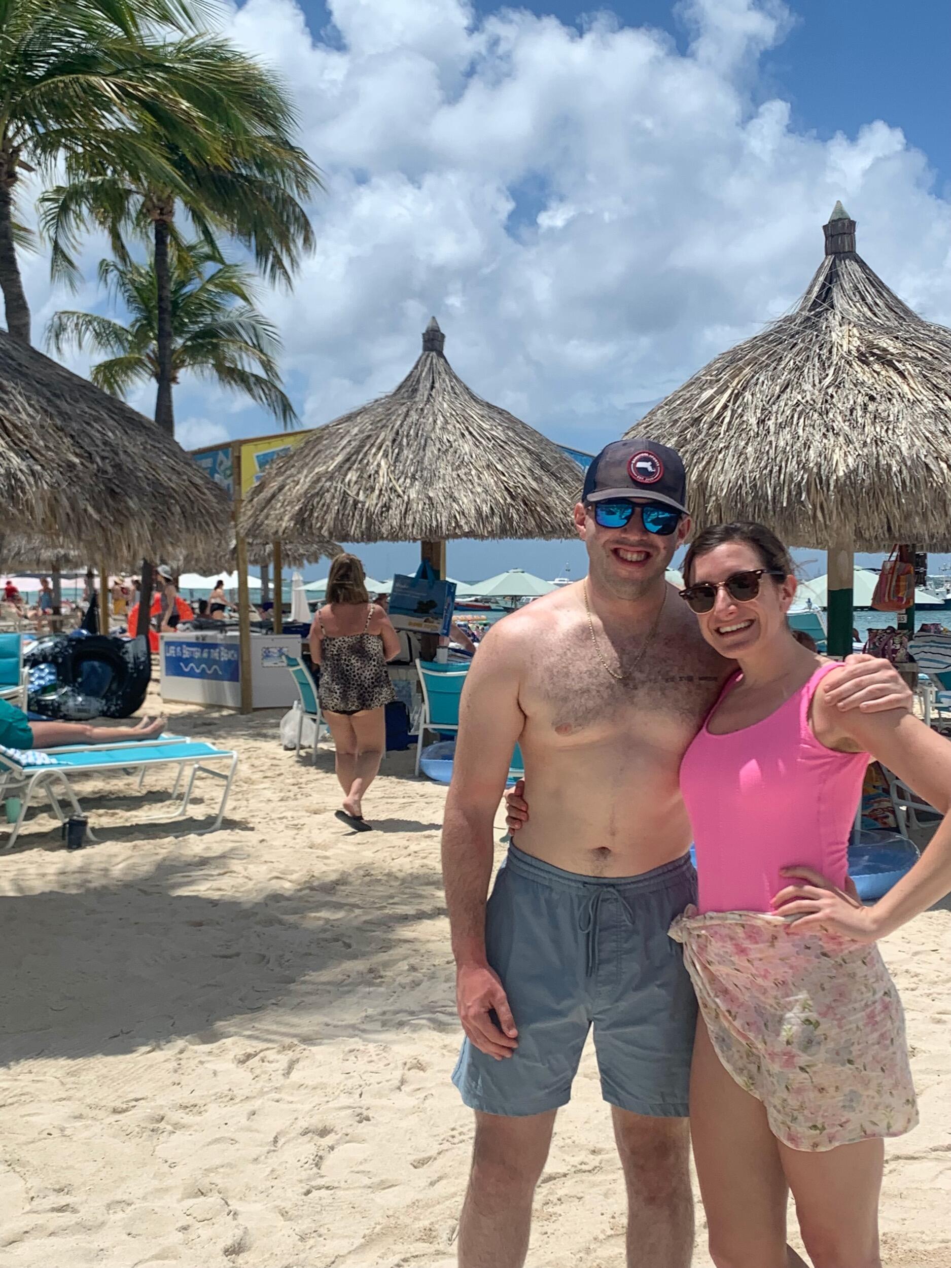 Aruba- Adam's first vacation with the Tamburello family. Many more trips to come!