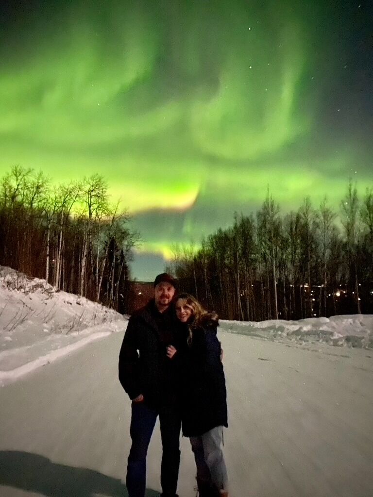 Northern lights the night of our engagement party!