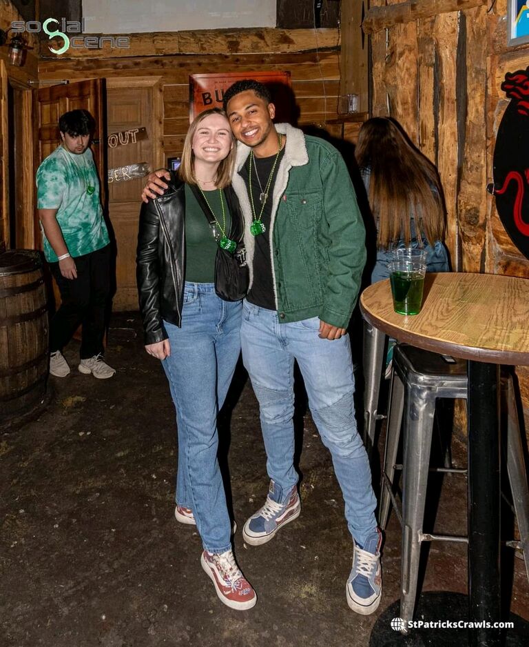 This was our first time going out for St. Patrick's day, we got a ton of compliments on our matching shoes :)