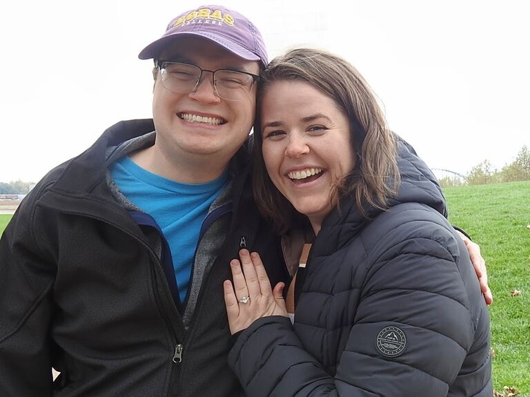 Mary's parents also got engaged under the St. Louis Arch. So special! 