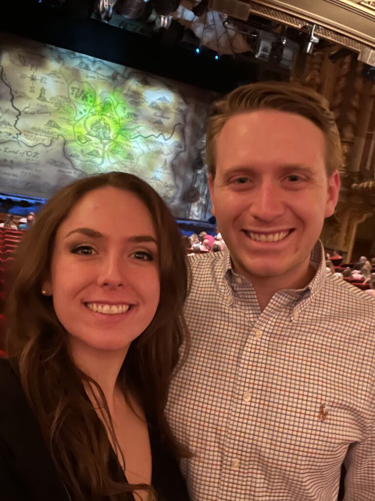 Seeing Wicked for the second time!