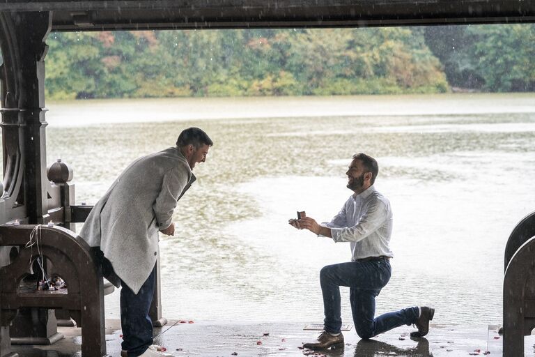 Our rainy engagement!