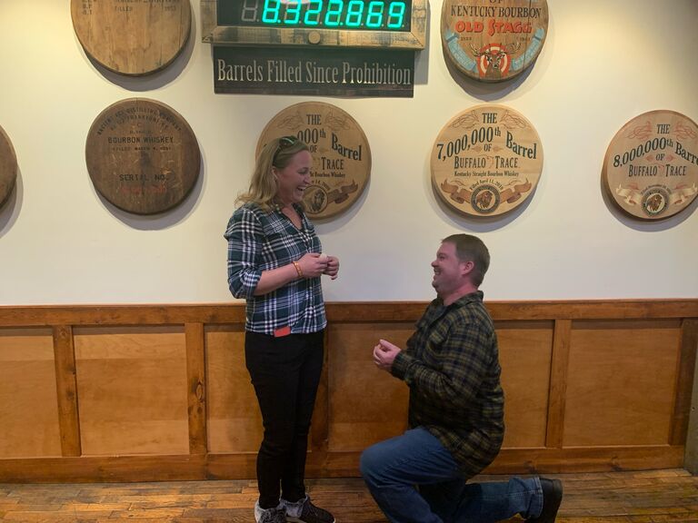 Getting Engaged at Buffalo Trace