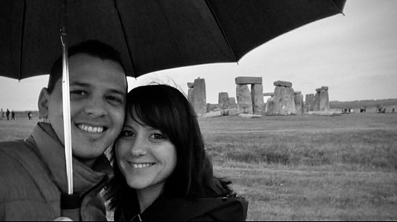 Getting to know each other better at Stonehenge
