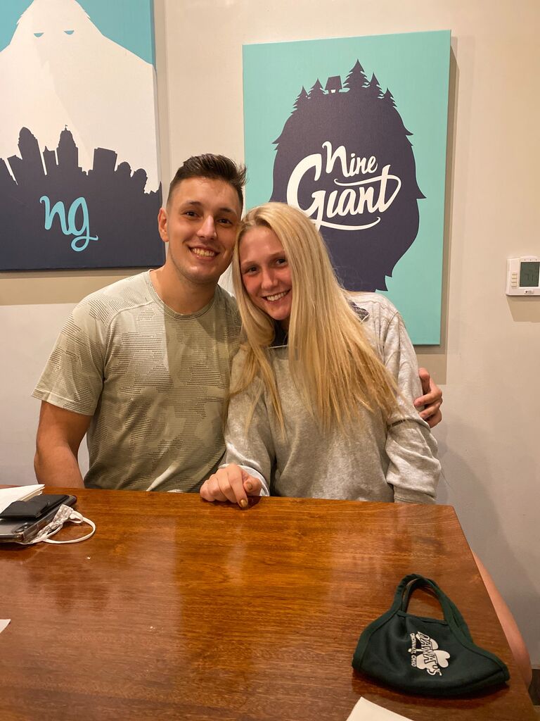 Back in Cincinnati together to start senior year!