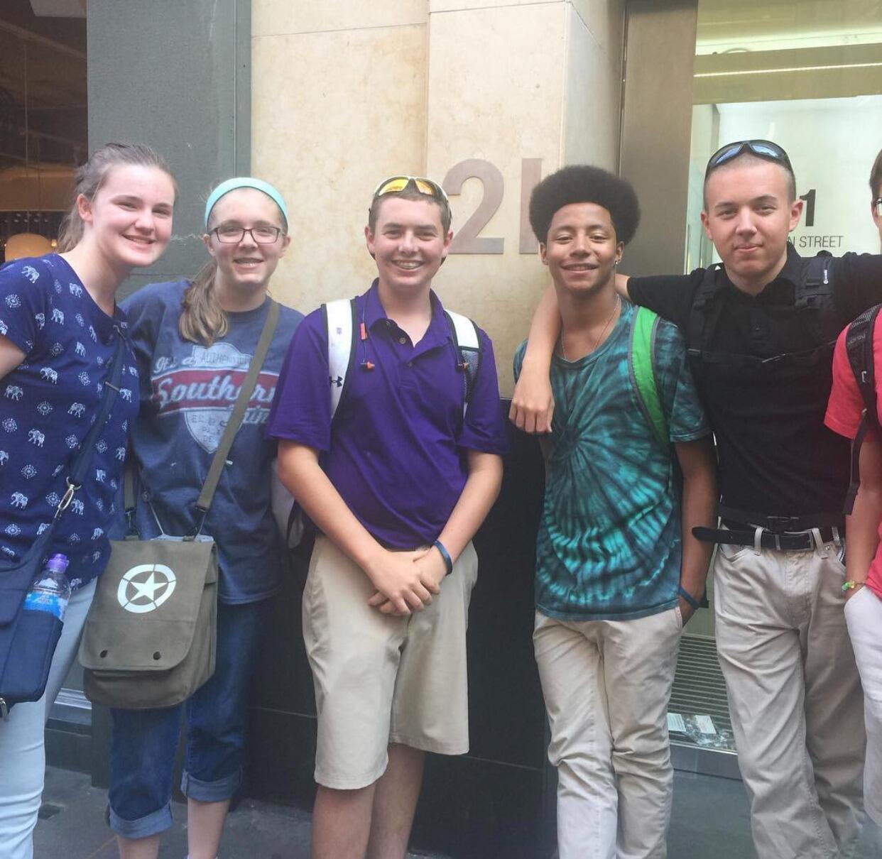 Catie and Nathaniel met out of pure coincidence on a school trip to Europe! 16 days, 6 countries, and all WWII themed - there's nothing more romantic than walking through concentration camps together and talking about Hitler!