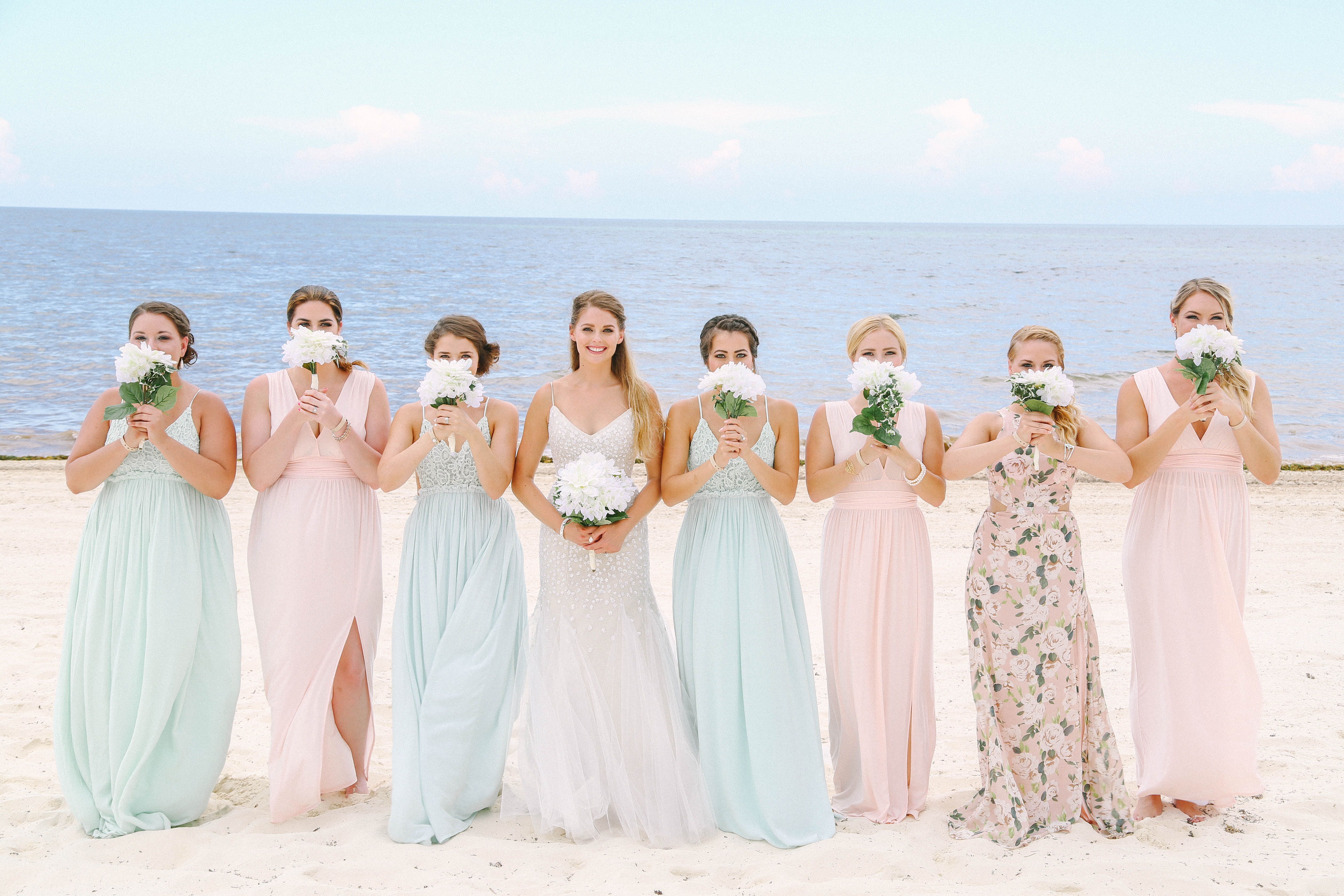 maid of honor beach wedding dress