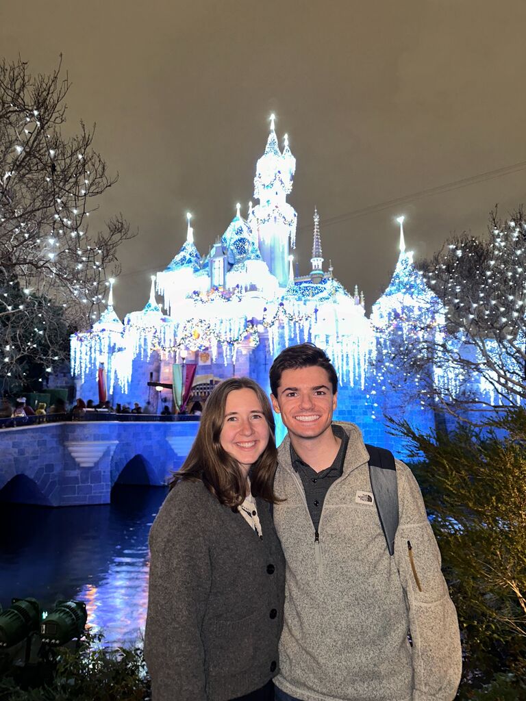 Adam's Christmas present to Sage was a day at Disneyland!