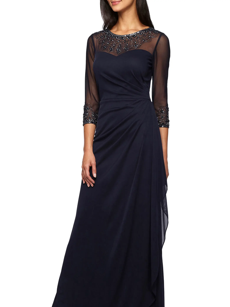 Embellished Chiffon Evening Gown Alex Evenings