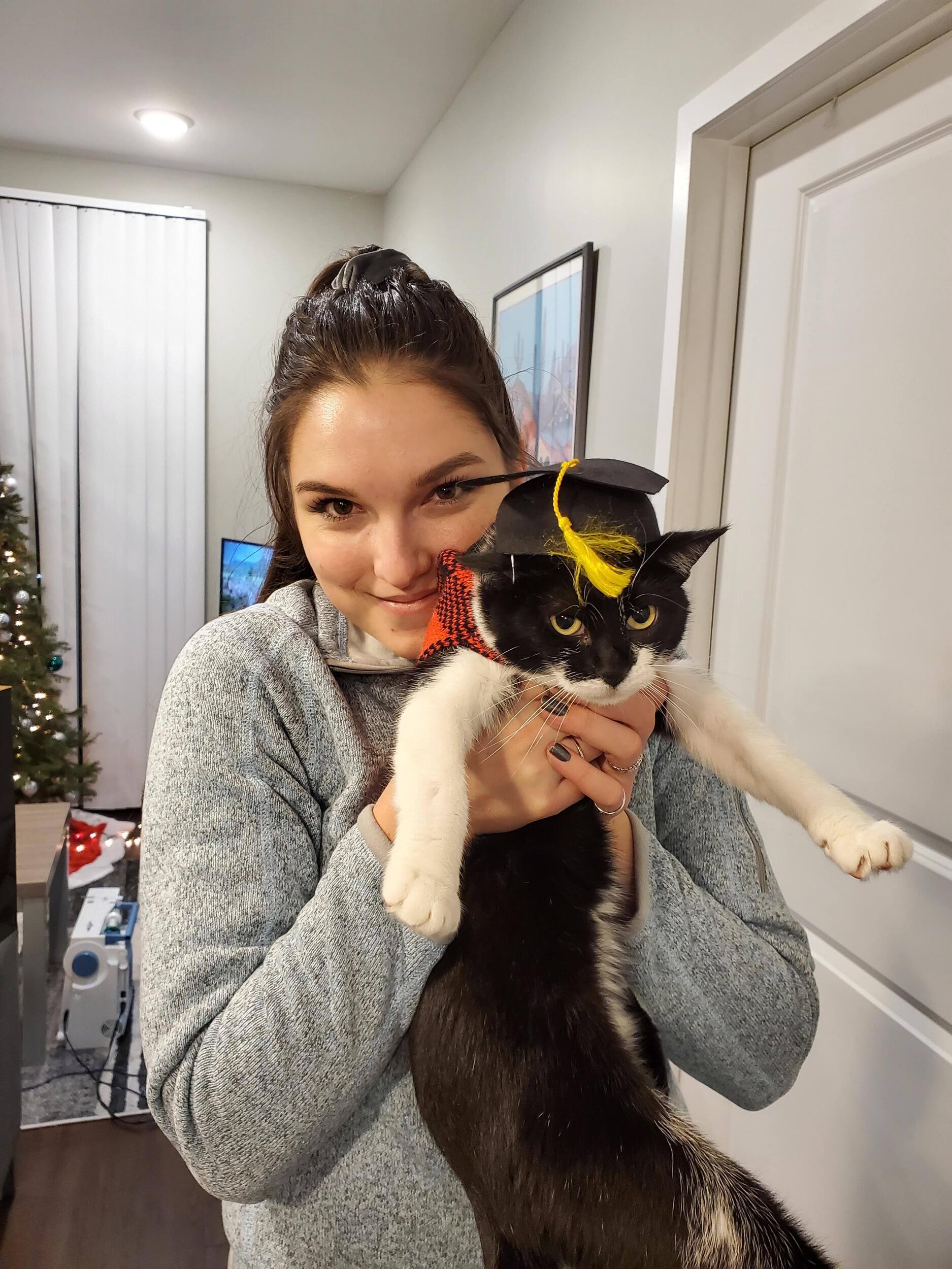 Christmas of 2020 was a lot of change in our lives. All of Dani's hard work and commitment to her future had already earned her undergrad degree. 