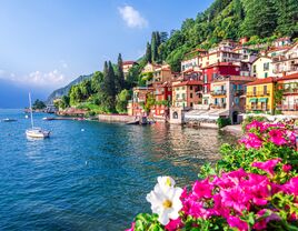 A picturesque view of Lake Como, Italy