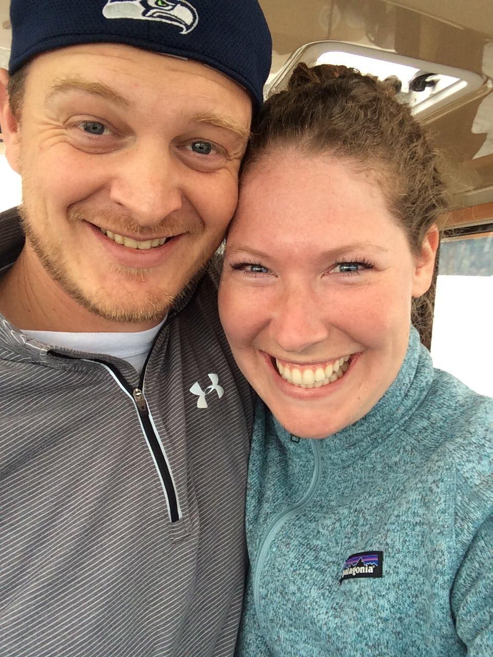 Always happy on the water! 