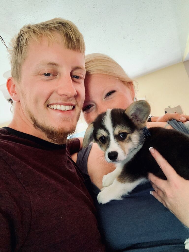 Welcomed home our first pup, Ollie. 