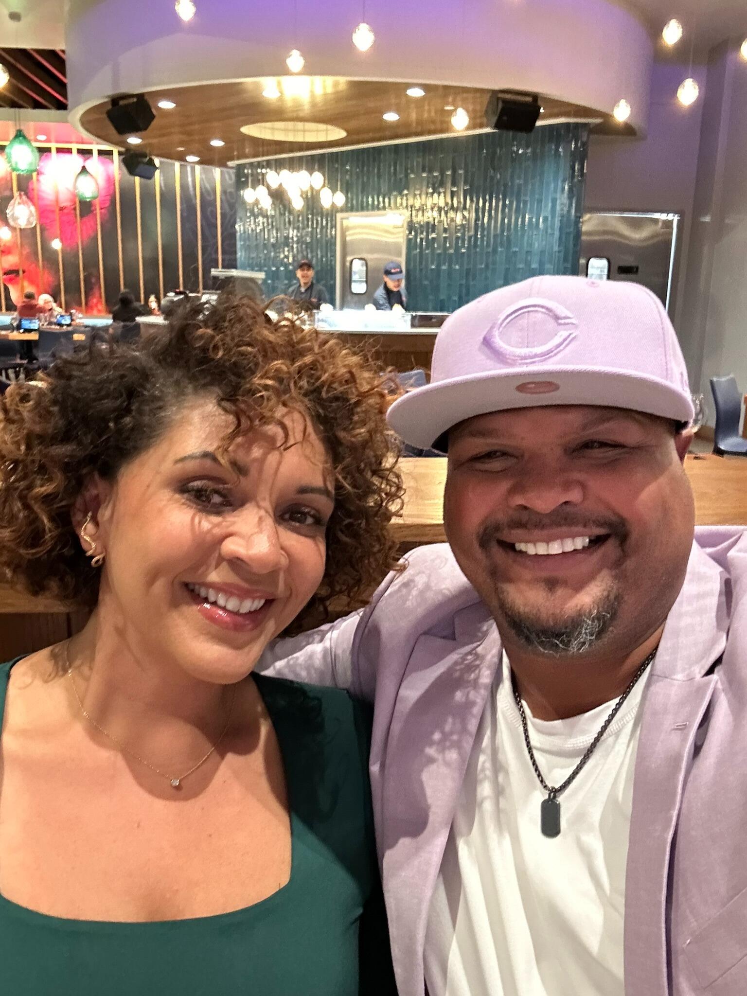 Celebrating their 1 year anniversary of their Facebook Dating connection at Kona Grill, Riverton Utah...