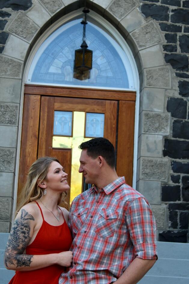 By May, Alex and Crystal had attended two weddings together!