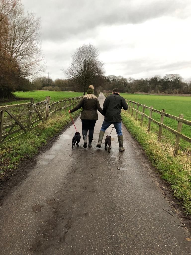 When paws and wagging tails made our family complete!