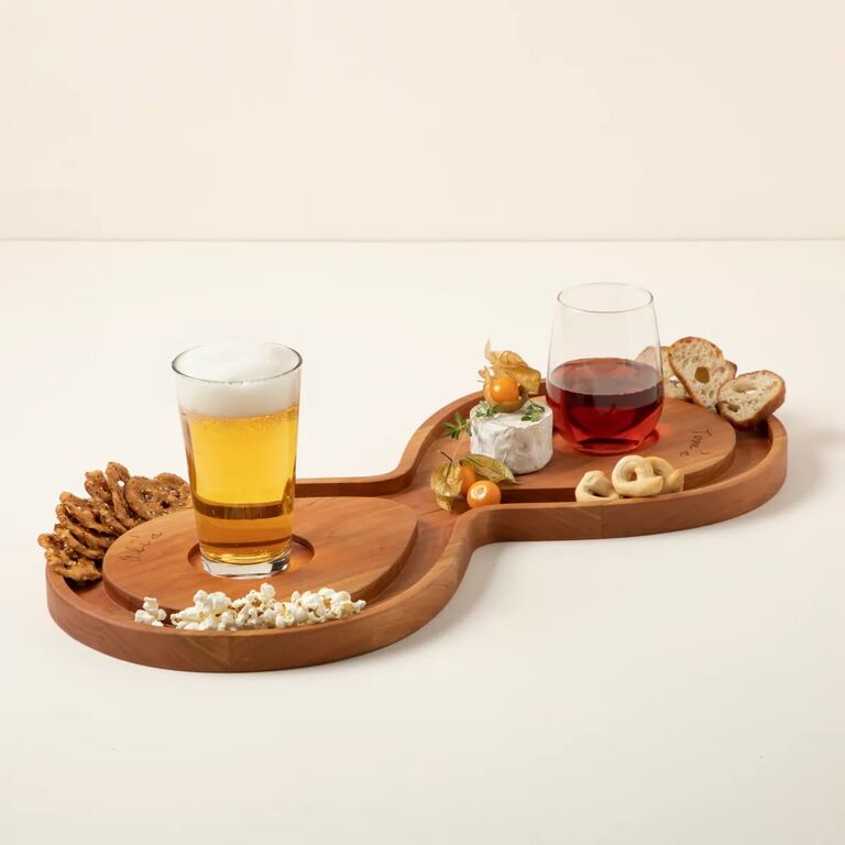 Infinity sign shaped snack tray wedding gift for sister