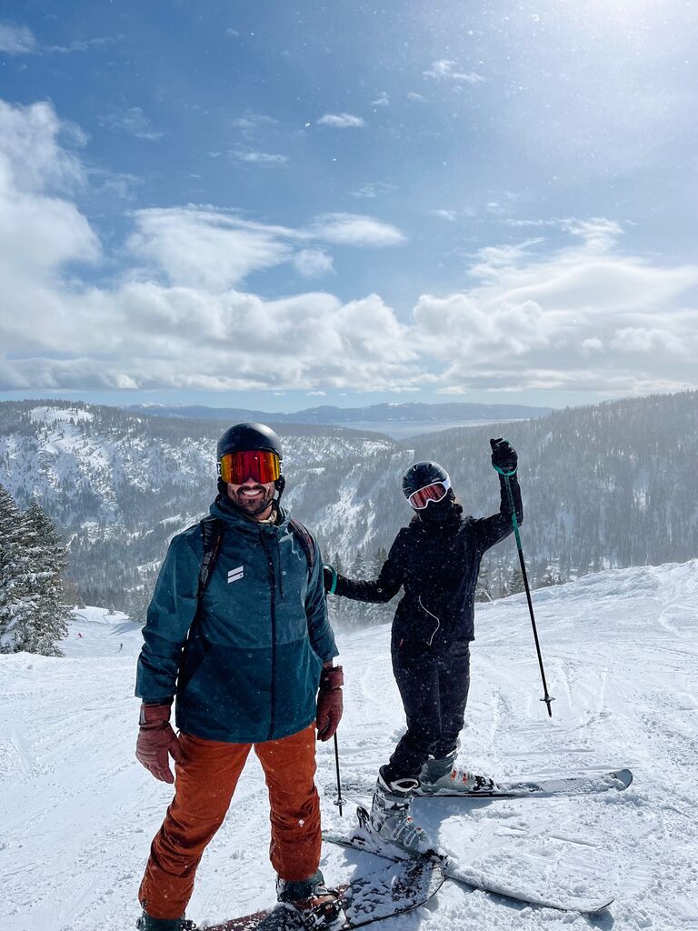 Skiing in Tahoe