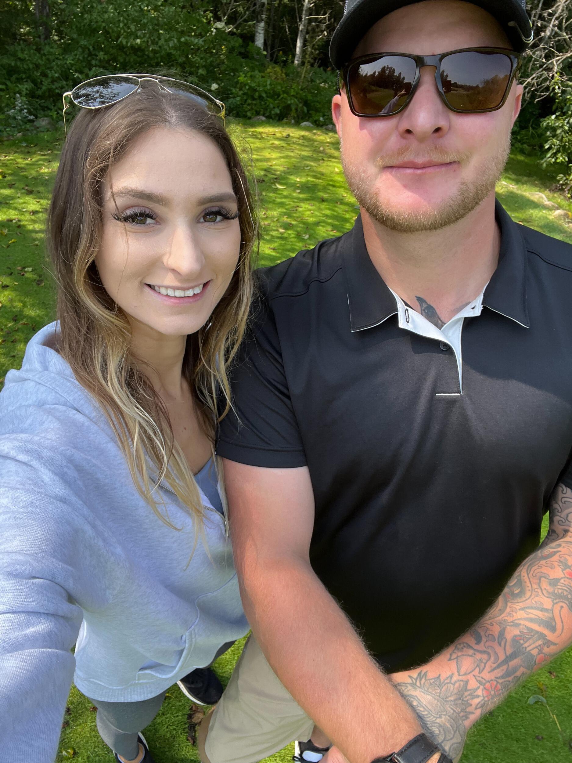 First time golfing together.