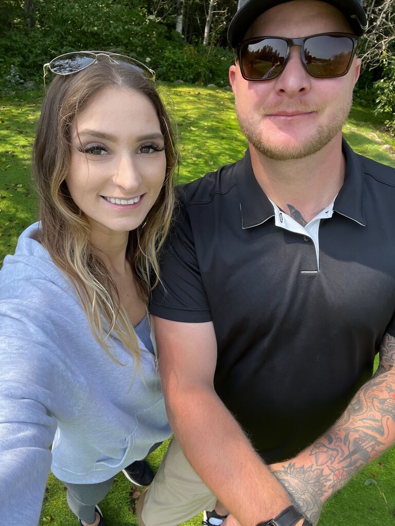 First time golfing together.