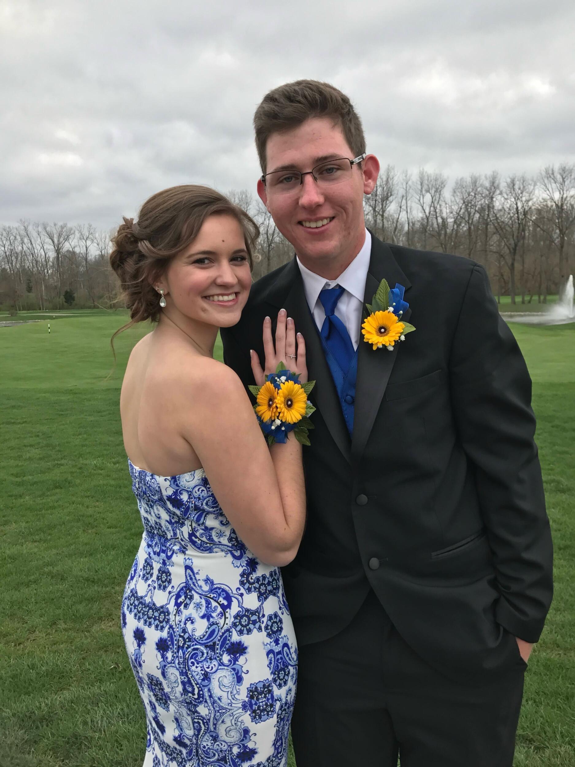 Olivia’s senior prom (Austin had a college golf tournament the next day) 