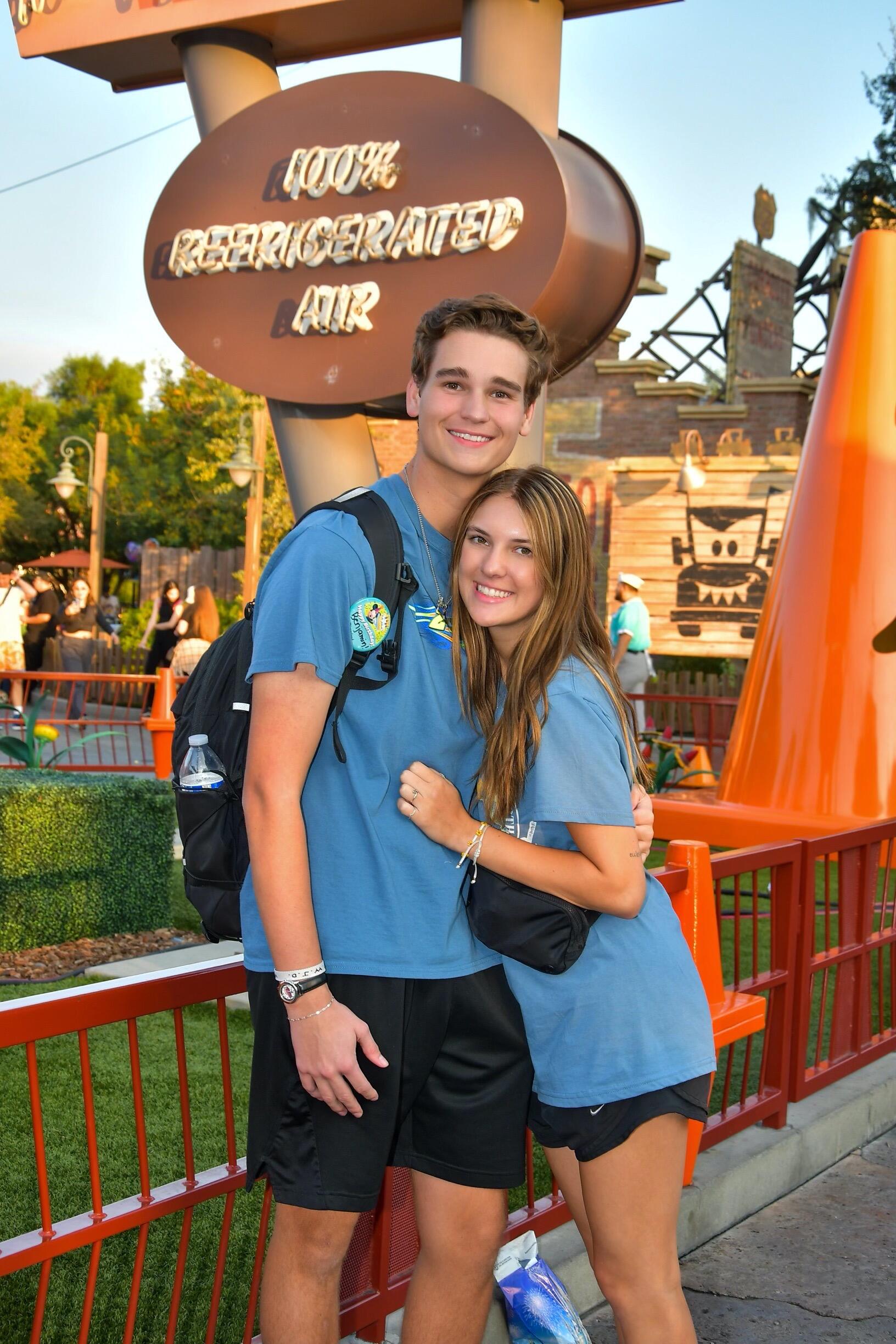 Kensie and Benjamin's first trip together to Disneyland!