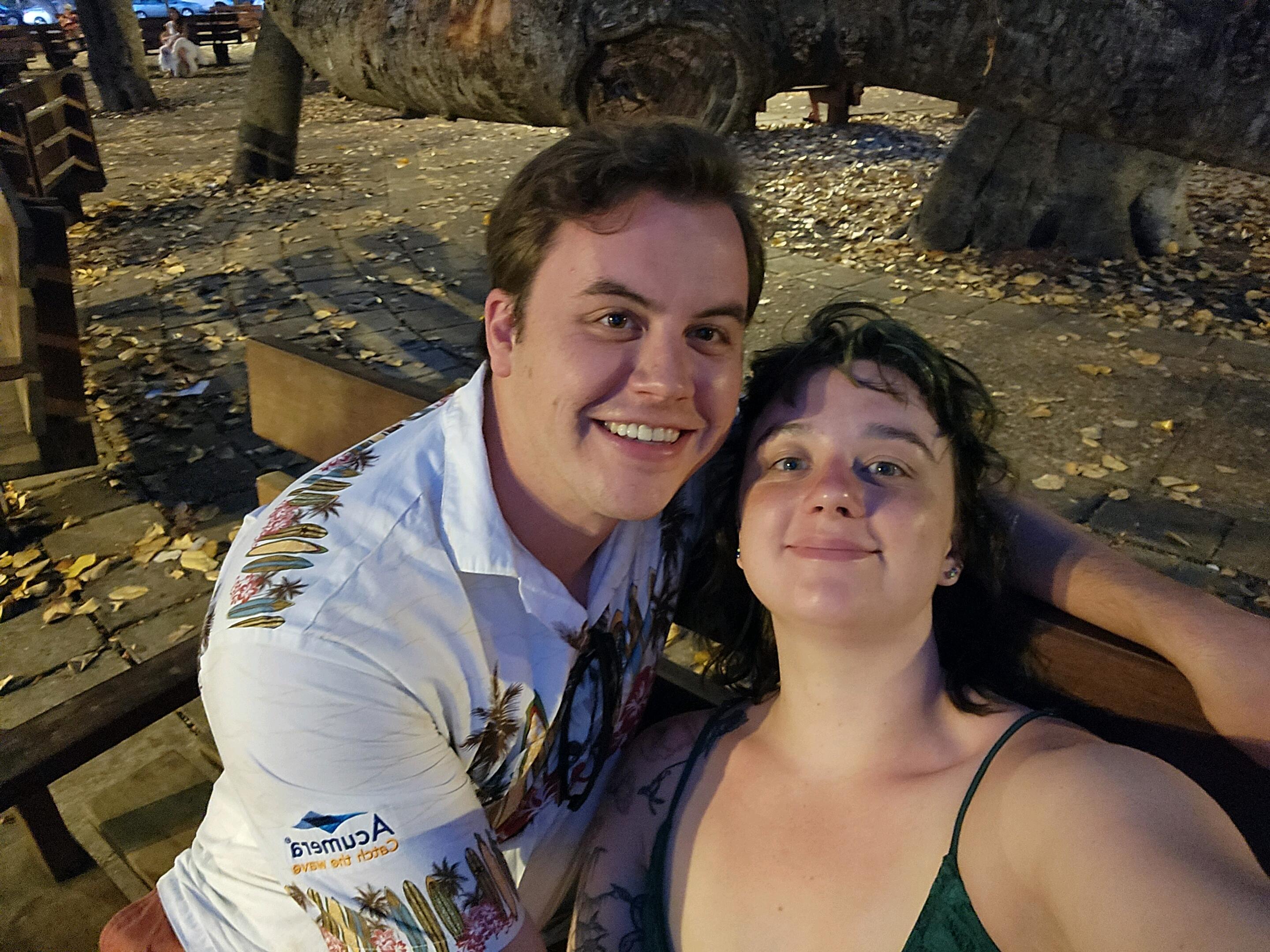 Sometimes they take normal pictures together...