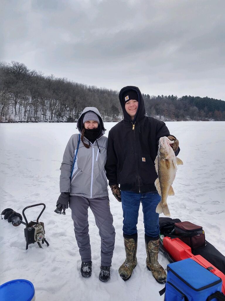 Matthew's beginners luck on the ice 