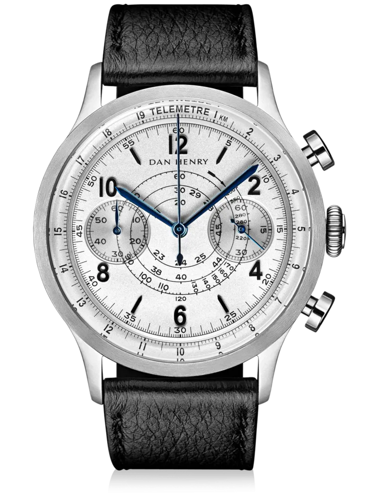 Dan Henry 1939 Military Chronograph in Silver