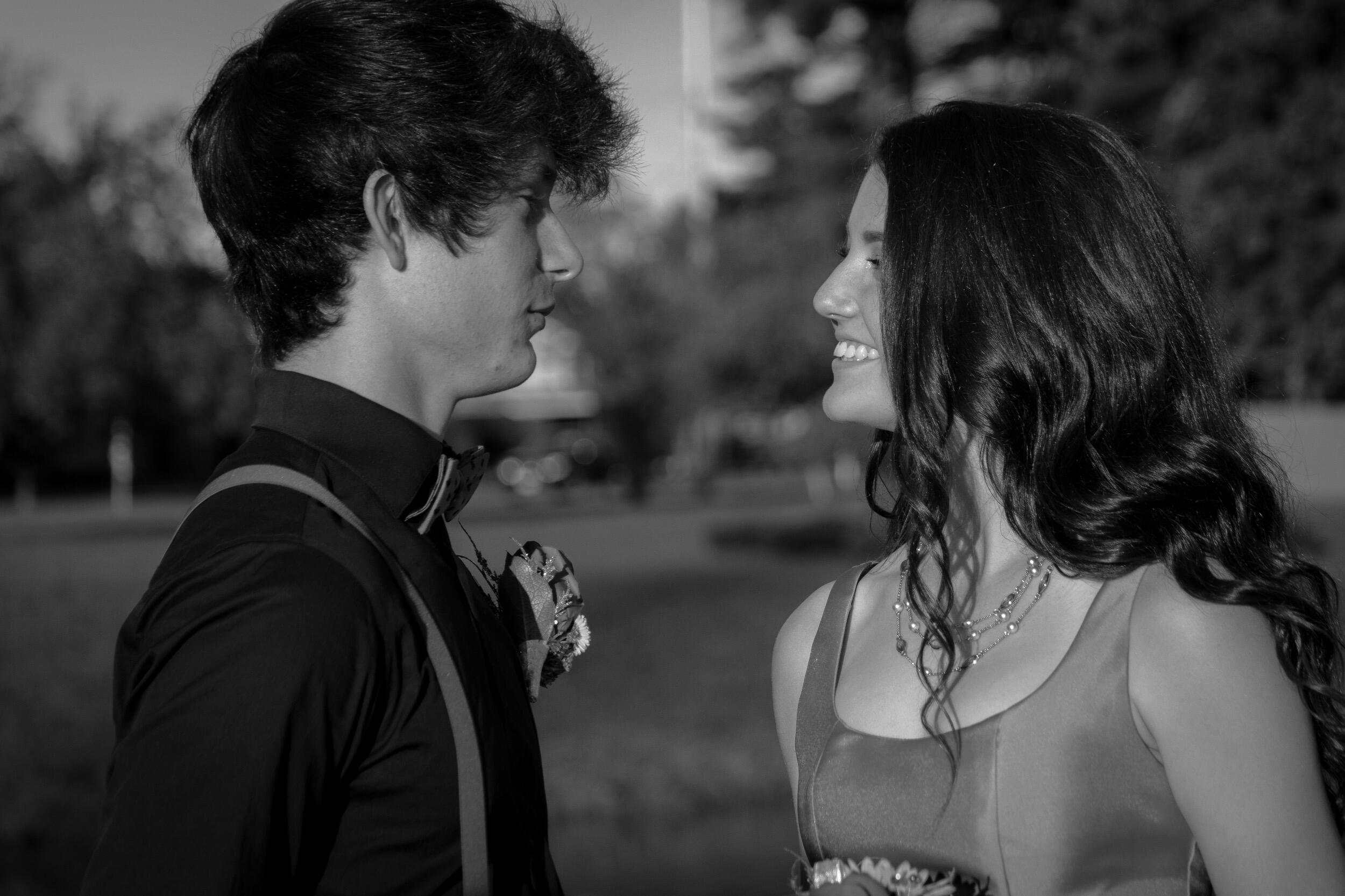 Our first school dance together!