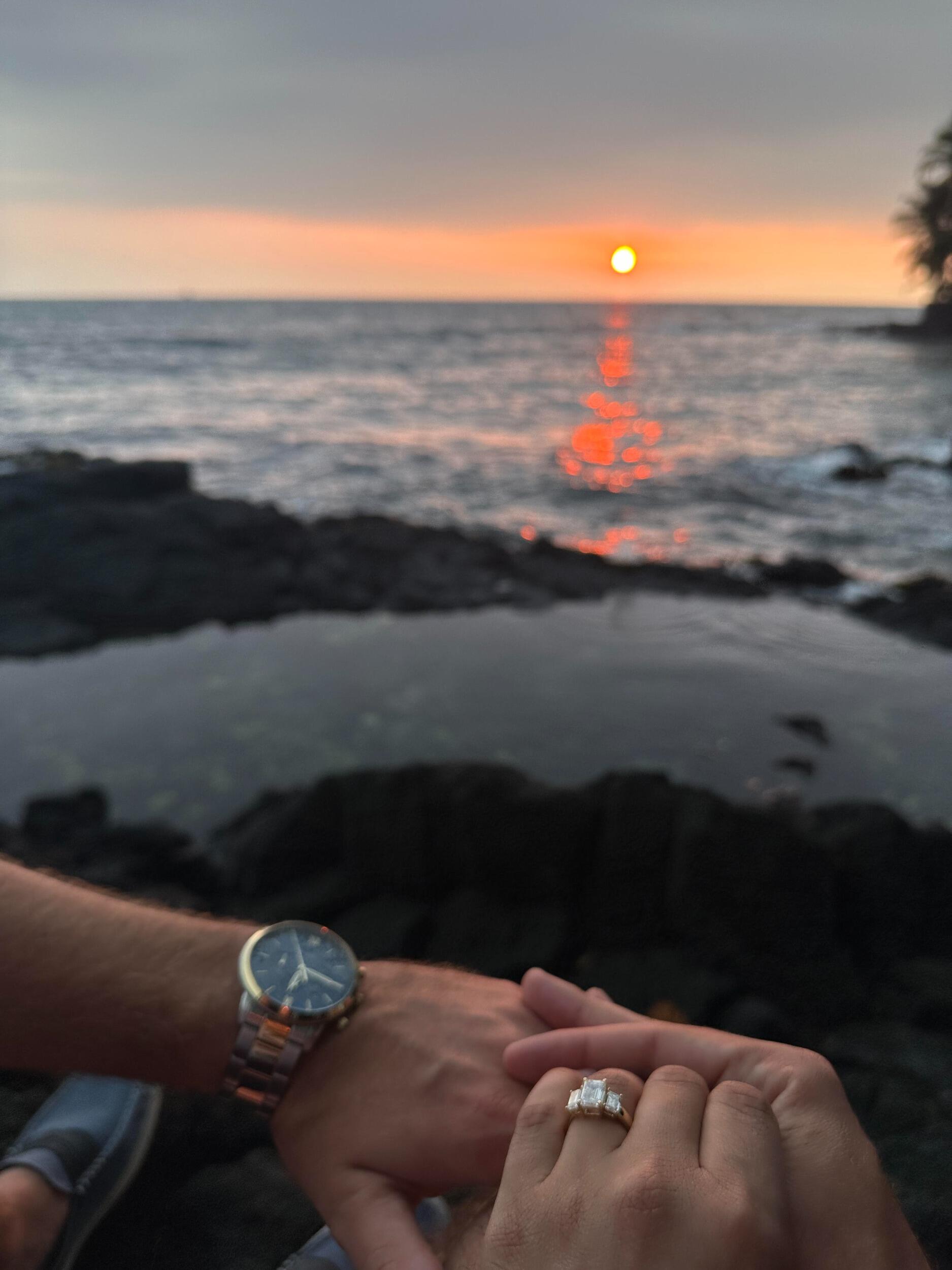 Trey asked Lexi to marry him while they were on a spectacular trip to Hawaii. They visited both the Big Island and Kauai! 