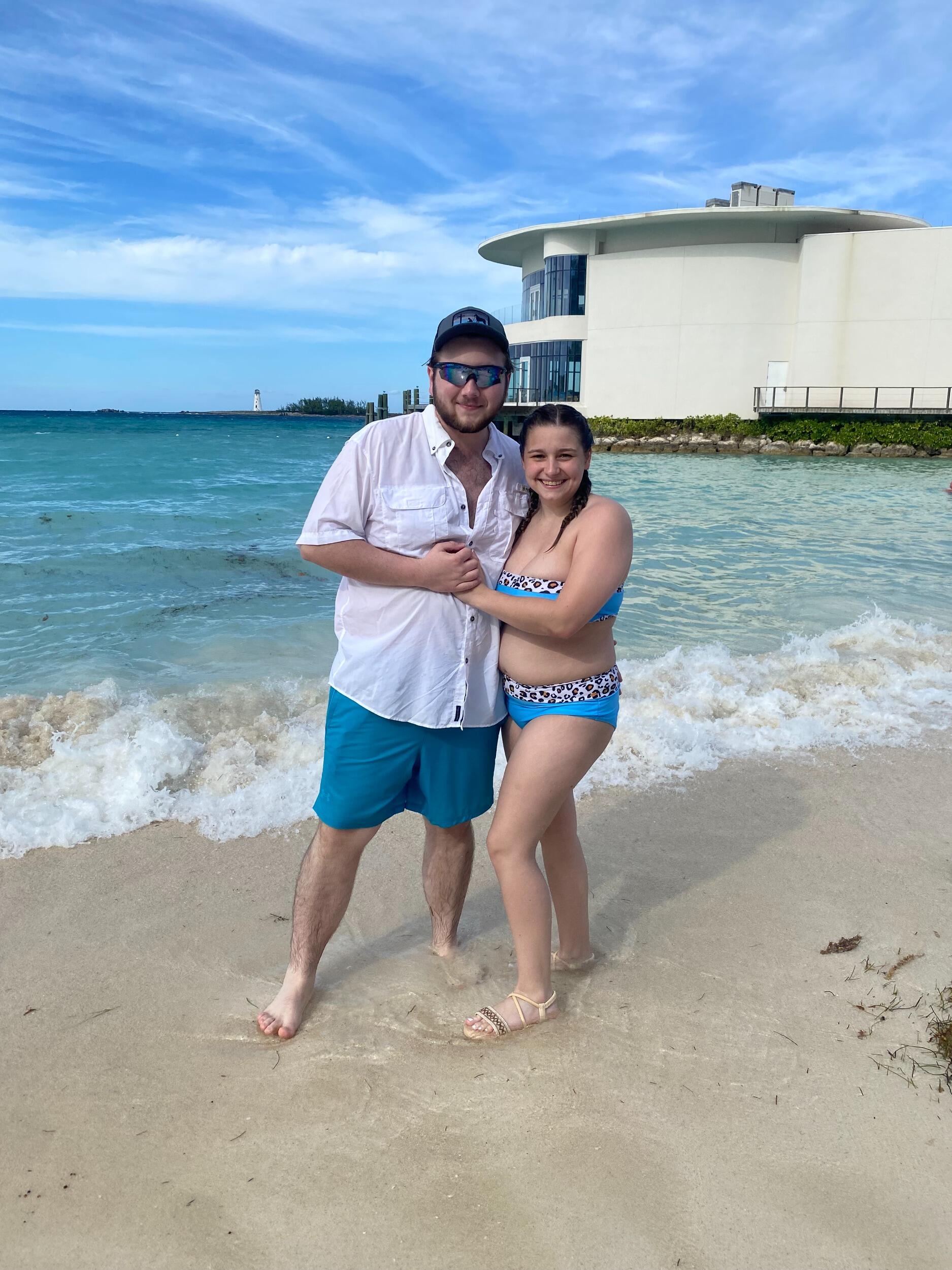 The best trip Madison & Chris spent away from home was in the Bahamas together. They took their first trip on Royal Caribbean Cruise line. 