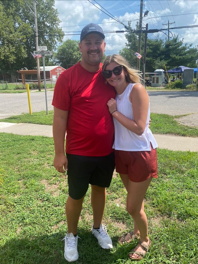 They celebrated their first Bistecca and one week of living together. Logan attempted to convince Emma that his mustache looks good, but Emma refused to agree.
