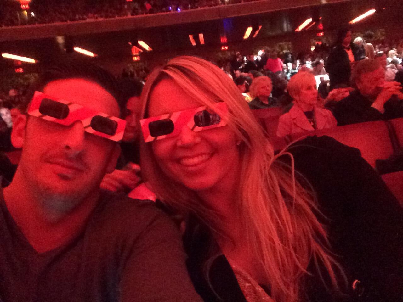 First Christmas together watching the Rockettes in 3-D